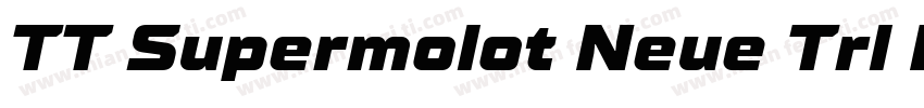 TT Supermolot Neue Trl Exp字体转换